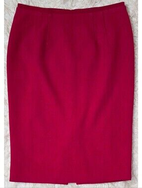 Elie Tahari Pink Pencil Skirt Classic Sheath Stretch Business Office Siren Suit